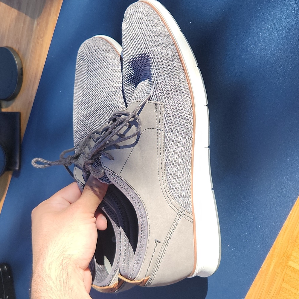 George casual/dress shoes grey with memory foam